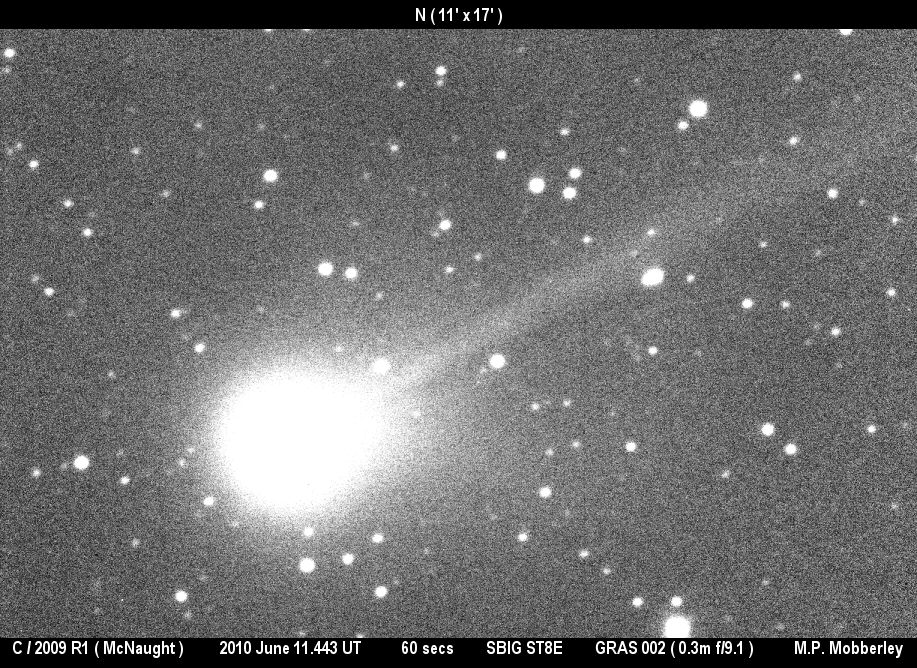 Image of comet McNaught on 2010 June 11
