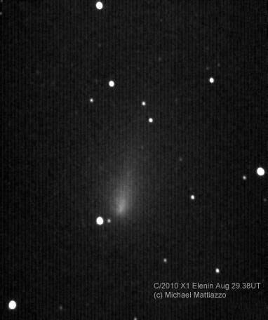 Image of comet Elenin on 2011 August 29