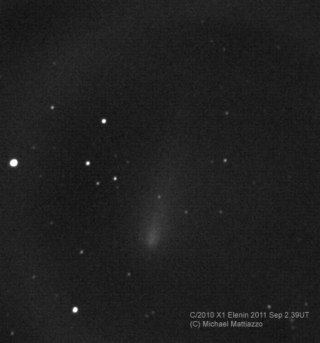 Image of comet Elenin on 2011 September 2