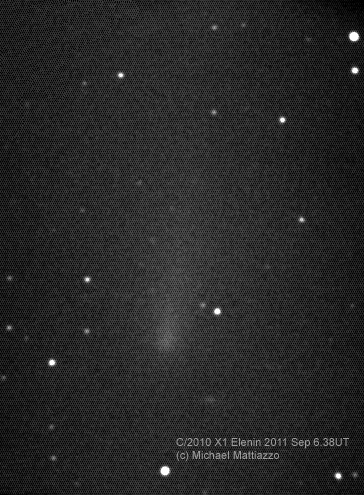 Image of comet Elenin on 2011 September 6