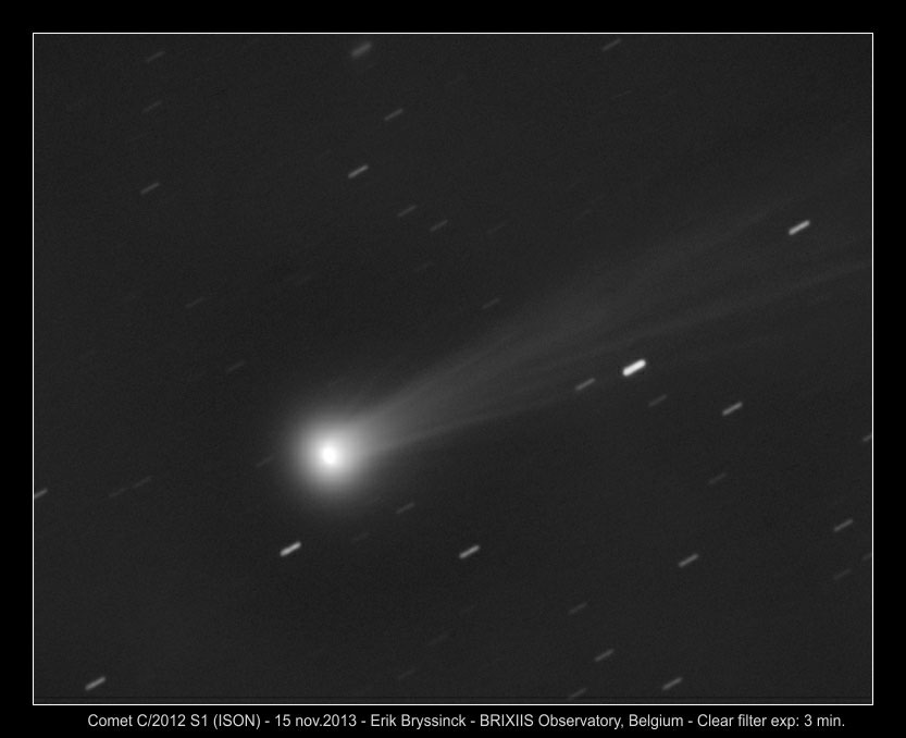 Image of comet ISON on 2013 November 15