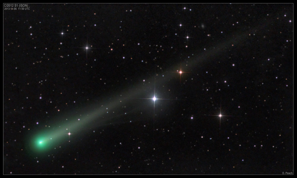 Image of comet ISON on 2013 November 6