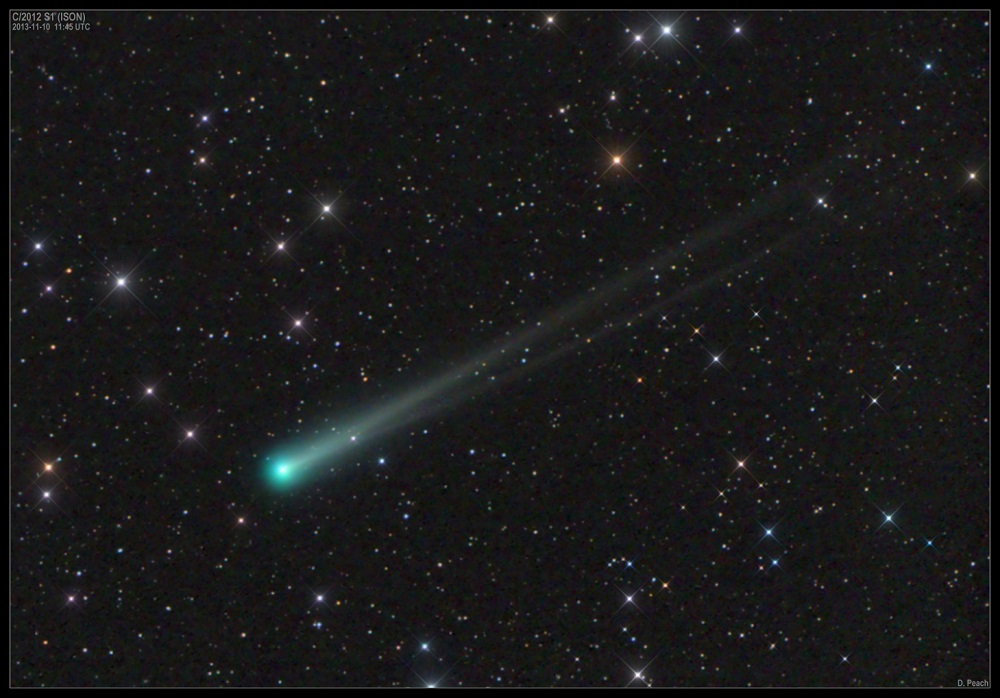 Image of comet ISON on 2013 November 10