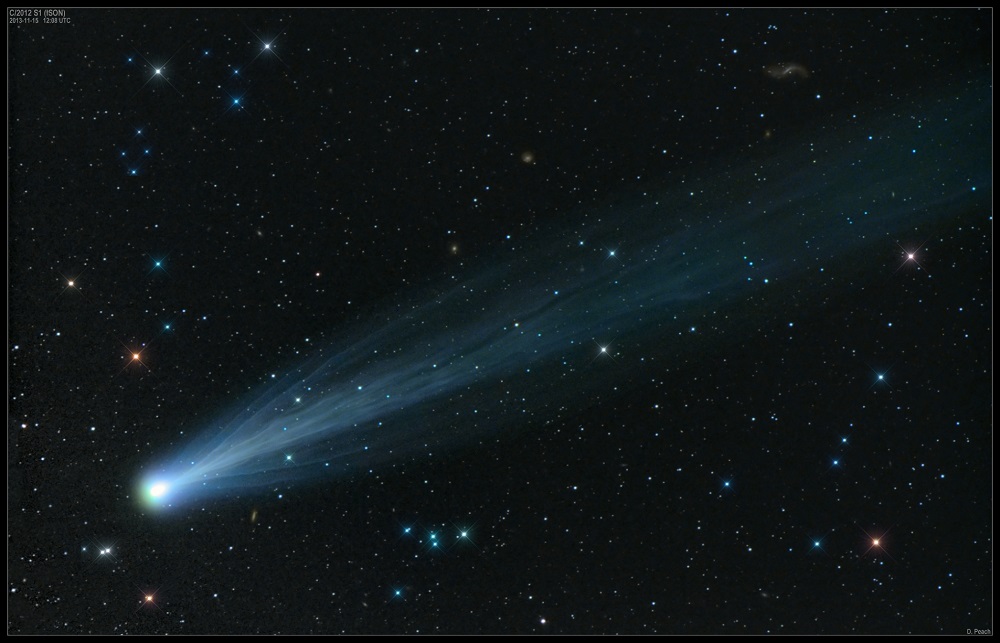 Image of comet ISON on 2013 November 15