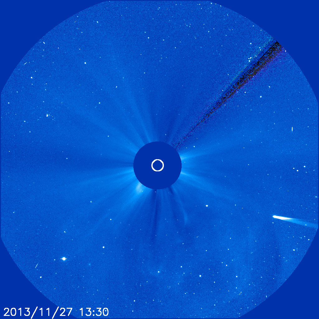 Image of comet ISON on 2013 November 27