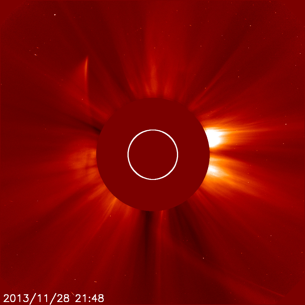 Image of comet ISON on 2013 November 28