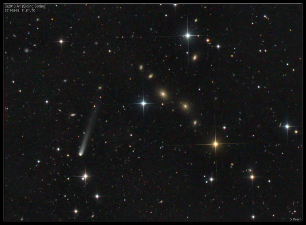 Image of comet Siding Spring on 2014 February 2