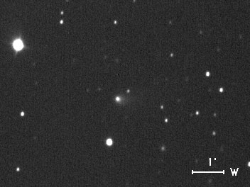 A. Nakamura image of 121P exposed on 1997 January 13