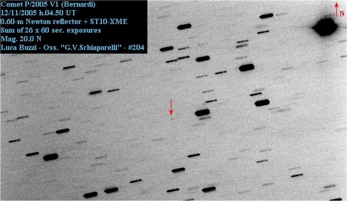 L. Buzzi image of 268P exposed on 2005 November 12