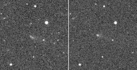 These are the two prediscovery images of 65P exposed on 1954 August 8